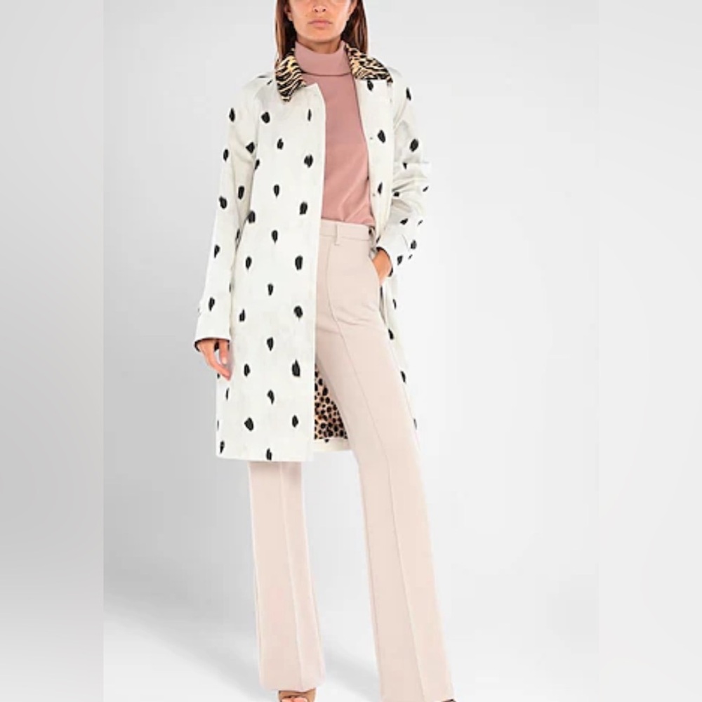 BURBERRY CARRINGTON STUNNING TRENCH DALMATIAN PRINT CAR COAT